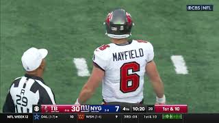 Watch Baker Mayfield on the lead block 😭 [upl. by Seely961]