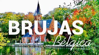 BRUJAS EN BELGICA LA CIUDAD CON MÁS ENCANTO Y LA MÁS BONITA EN EUROPA PARTE 1 [upl. by Roseanna]