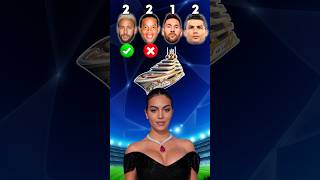 Messi vs Ronaldo vs Neymar vs Ronaldinho  Georgina Rodríguez Asks🤩⚽ [upl. by Buckler]