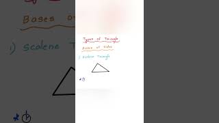 Types of Triangle  Bases of sides  Anns Learning Hub annslearninghub mathsbasics simplemaths [upl. by Nadabas]