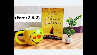 A Thousand Splendid Suns by Khaled Hosseini Part 2  3  English Novel Chit Chat [upl. by Goer]