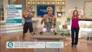 QVC Host Shawn Killinger with Erica Shaffer Using The Shake Weight [upl. by Slotnick]