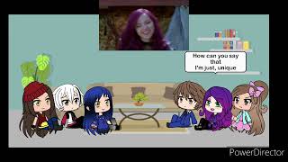 The Descendants React to Rotten to the Core disneydescendants gachalife [upl. by Aicirtan]