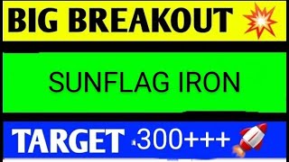 SUN FLAG SHARE LATEST NEWS TODAYSUNFLAG SHARE ANALYSISSUNFLAG SHARE TARGETSUNFLAG SHARE NEWS [upl. by Tchao]