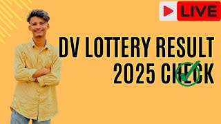 EDV Lottery result 2025 Check Live  Unite Youth [upl. by Buatti]