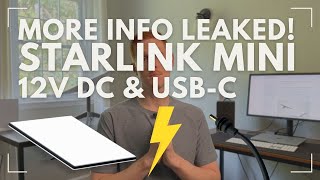 More Starlink Mini details leaked 12V and USBC confirmed [upl. by Arem]