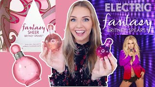 NEW BRITNEY SPEARS ELECTRIC FANTASY amp FANTASY SHEER PERFUME REVIEW FIRST IMPRESSIONS  Soki London [upl. by Cynthia279]