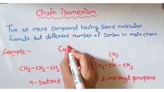 Chain isomerism [upl. by Eneleoj]