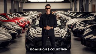 Whats Inside Cristiano Ronaldo 100 Million Dollar car Garage [upl. by Benedix]