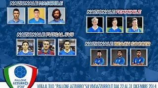 Vota il Pallone Azzurro 2014 [upl. by Leohcin]