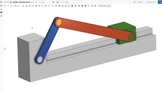 Build the Perfect CrankSlider Mechanism with Onshape and Revolute Mates [upl. by Raymond]