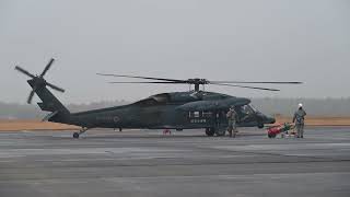 4K UHD UH60J GE T700エンジンスタート航空自衛隊百里基地航空祭2023 RJAH Engine Start kevinandersen jasdf [upl. by Hernandez]