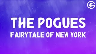 The Pogues  Fairytale Of New York Lyrics ft Kirsty MacColl [upl. by Iclek]