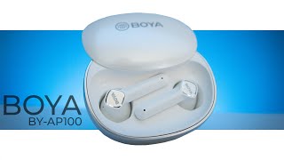 BOYA Make Earbuds Too  BYAP100 TWS Earbud Review [upl. by Ariaec]