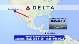 DELTA CON VUELOS A MANAGUA [upl. by Ttik]