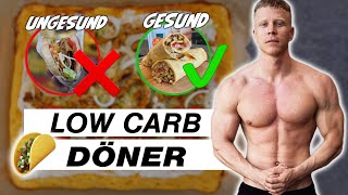 Low Carb DÖNER ROLLE mit 150g Protein 😱 Das BESTE Fitness Rezept zum Abnehmen [upl. by Atiuqrehs]