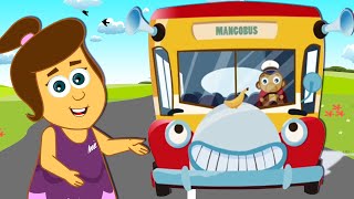 Wheels Of The Bus Song with Annie and Ben  Nursery Rhymes for Babies  HooplaKidz [upl. by Hanan]