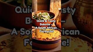 From Cape Town to Your Kitchen 1Minute Bobotie Recipe shorts [upl. by Bowne]