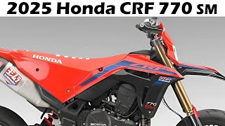 2025 New Honda CRF770 SM Review In English  Pronoy The Bike Lover [upl. by Kornher707]