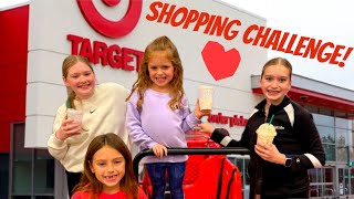 TARGET SHOPPING CHALLENGE 🎯 🛍️ target shopping challenge bffs fun pinkvsblue friends yay [upl. by Belford]