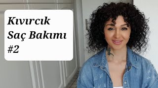 Kıvırcık Saçlarımı Tedavi ediyorum 2 kıvırcıksaç kıvırcıksaç saçbakımı [upl. by Spielman]