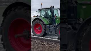 Fendt 716 with a Lemken Juwel 8 and vario pack [upl. by Akelam]