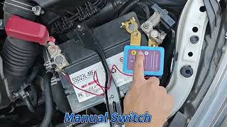 Installing amp Testing HELLO MEOW Remote Battery Disconnect Switch Kill Switch for Car AntiTheft [upl. by Aenneea662]