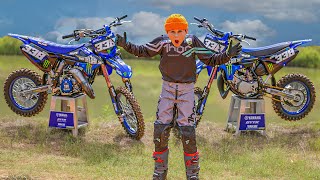 Hudson Deegan’s New Yamaha YZ 85s  The Deegans [upl. by Ertemed]