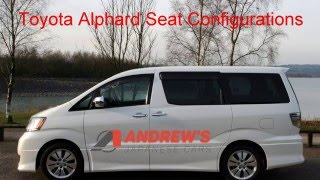 Different seating configurations in the Toyota Alphard [upl. by Azilanna]