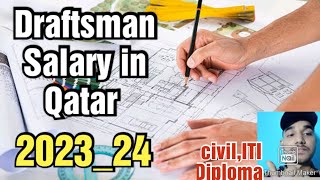 Draftsman drafter job in Qatar Salary RequirementsAll detailsITI Also [upl. by Maiocco169]