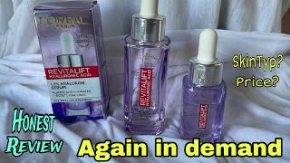 LOreal revitalift hyaluronic acid review Honest Review [upl. by Petras]