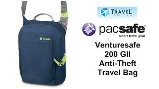 Pacsafe Venturesafe 200 GII Travel Bag [upl. by Liuka]