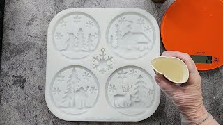 2071 Stunning NEW Christmas Mold For Resin Coasters amp Decorations [upl. by Arej]