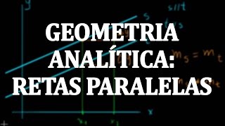 Retas paralelas  Quando duas retas são paralelas [upl. by Nylhtak]