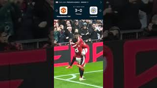 Manchester United vs Leicester City 30  Extended Highlights 2024 football epl shorts mufc [upl. by Eanel]