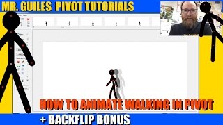 How To Do A Simple Walk In Pivot  Backflip Bonus [upl. by Gonsalve]