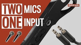 How to Connect Two Mics to One Input [upl. by Dyol297]