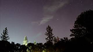 Aurora Northern Lights Timelapse 10 7 8 2024 Grants Pass Oregon Short Version [upl. by Nalo]