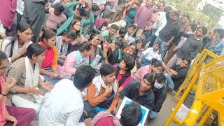 UPPCS 2024 EXAM PROTEST uppcs pcs cancelexam prayagraj [upl. by Starkey584]