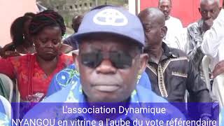 L association dynamique NYANGOU en vitrine a laube du vote référendaire du 16 novembre 2024 [upl. by Estey447]