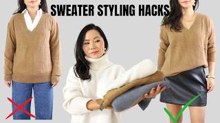 You Dont Need More Sweaters You Just Need These Styling Hacks [upl. by Leschen980]