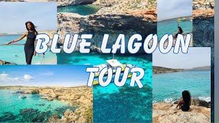 visiting blue lagoon in Malta from St Paul’s bay buggiba [upl. by Eceinehs833]