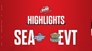 Seattle Thunderbirds at Everett Silvertips 16  WHL Highlights 202324 [upl. by Langdon]