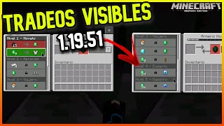 Tradeos Visibles Texture Pack  Minecraft Bedrock 11951 [upl. by Gwennie]