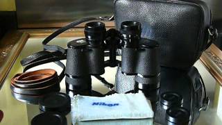 Vintage Nikon 7x35 Binoculars Full Kit [upl. by Eckblad]