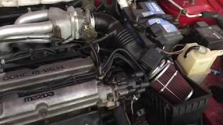 Mazda 323F BA Cold Start z5 [upl. by Idnor]