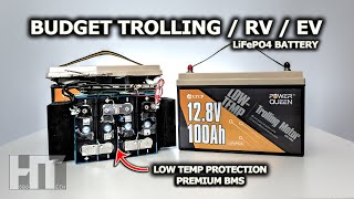 Power Queen 100Ah Lithium Trolling Battery Review  Teardown [upl. by Darrow]