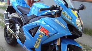 Suzuki GsxR 1000 K8 Rizla Limited Edition Exhaust Sound [upl. by Ellebyam]