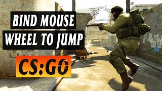 How to Bind Jump Throw CSGO  Scroll Mouse Wheel to Jump CSGO [upl. by Alastair974]