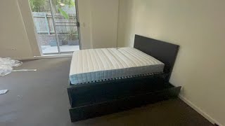 IKEA MALM bed with 4 storage box and LONSET slat [upl. by Frangos]